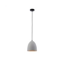 Eton Dome Pendant Ceiling Light Concrete 1x E27