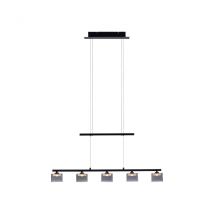 Hydra Bar Pendant Ceiling Light Black 5x 4W LED 3000K