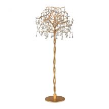 Icicle Glass Drops Glass Floor Lamp Antique Brass 5x G9