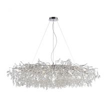 Ricicle Chandelier Pendant Ceiling Light Chrome 16x G9