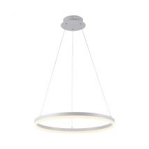 Titus Pendant Ceiling Light White 1x 38.5W LED 3000K Dimmable