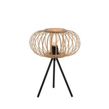 Racoon Table Lamp Natural Wood 1xE27