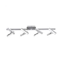 Rico Integrated Led Semi Flush Ceiling Light Steel 8x 2W LED 3000K