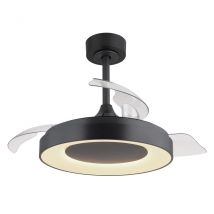 Elina 3 Blade Ceiling Fan Grey Matt 1x RGB LED Dimmable 2700-6500K Timer