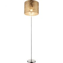 Amy Floor Lamp with Shade Nickel Matt 1x E27