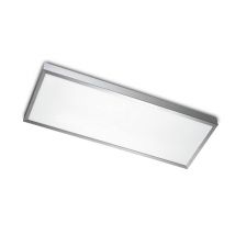Toledo LED Medium Rectangle Ceiling Light Aluminium