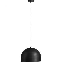 Hermi Dome Pendant Ceiling Light Matt Black 1x E27