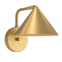 Alora Mood Remyck Dome Wall Lamp Contemporary Brushed Gold 1x E27