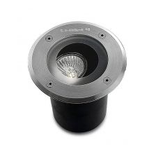 Gea Light Round Recessed Floor Light Stainless Steel Aisi 316 IP67, GU10