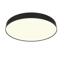 Zon Flush Ceiling Light Black 3000K 5160lm