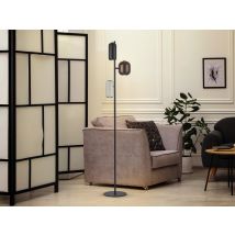 Nimes Multi Arm Floor Lamp Black 3xGU10