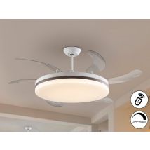 Vento Maxi Ceiling Fan Black White, Bronze LED 3000-6500K Dimmable