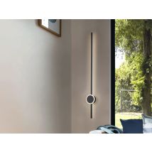 Online Integrated LED Wall Lamp Black 2 Light 3000K
