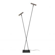 Lucide DUARTE - Floor lamp - 2xG9 - Grey iron | Vibes