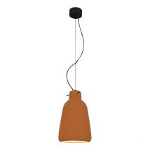 Berovo 18cm Dome Pendant Ceiling Light Natural Clay 1xE27