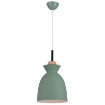 Razgrad 20cm Dome Pendant Ceiling Light Green Matt 1xE27