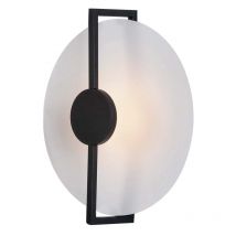 Pano Integrated Led Wall Lamp Sandy Black - White Matt LED 3000K