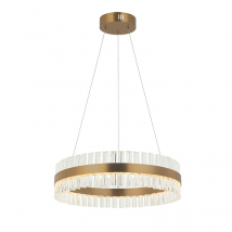 Asgata 60cm Pendant Ceiling Light Gold Matt LED 3000K Dimmable