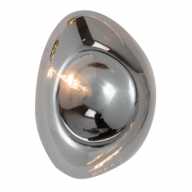 Marion Wall Lamp Sandy Black - Chrome 1xE14 LED