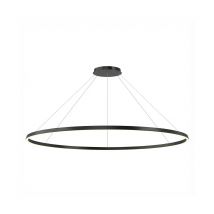 Circular Downward Surface 200cm Home Black LED 108W 3000K Dali Dimmming