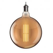 Classic Deco  LED Globe D300, H E40 Dimmable 230V 8W Warmwhite 1800K, Gold, 5yrs Warranty