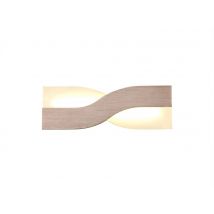 Wayland Wall Lamp, 1 x 8W LED, 3000K, 640lm, Brushed Brown, Frosted White
