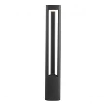Michigan LED Outdoor Short Aluminium Bollard Light Grey IP54