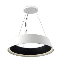 LED 1 Light Large Ceiling Pendant White, Black