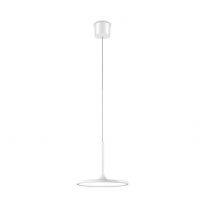 Integrated LED 1 Light Large Ceiling Pendant White