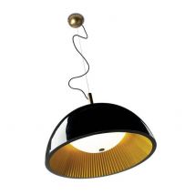 3 Light Small Dome Ceiling Pendant Black, Gold, E14