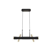 Bethel Ceiling Pendant, 4 x 2W LED, 3000K, 1120lm, Sand  Black, Gold
