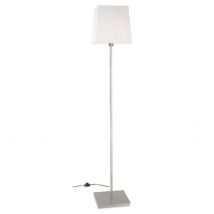 Torino 1 Light Floor Lamp Satin Nickel, E27