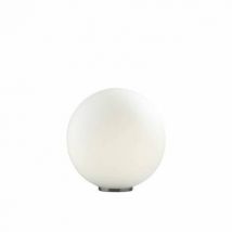 Mapa Bianco 1 Light Large Globe Table / Floor Lamp White, E27