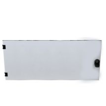 Fronttür für Wandverteiler 4HE, Stahl -- RAL7035