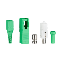 Senko Stecker SC/APC SM 2,0 mm, Stecker (grün) Knickschutz (grün)
