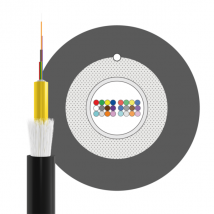 INFRALAN© U-DQ(ZN)BH OS2 24E (1x24) -- Eca 3000N LSZH schwarz, 7,5mm G657A1
