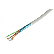 Patchkabel Cat5e F/UTP 300MHz 4x2xAWG26 -- FRNC-B, grau