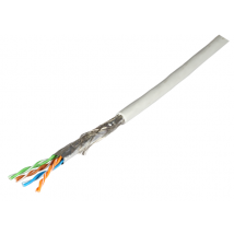 Patchkabel Cat5e SF/UTP 300MHz, 4x2xAWG26 -- FRNC-B, grün
