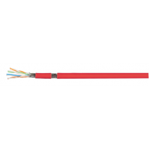 Patchkabel Cat.7 PiMF UC900MHz FLEX SS26 4P,  -- Dca, rot