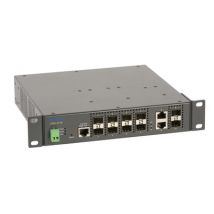 10 Port Gigabit L2 Management Switch, 8 x -- 100/1000 SFP, 2 x Combo RJ45/SFP