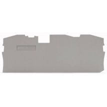 WAGO 2016-1391 Abschluss-und Zwischenplatte,1 mm dick,grau