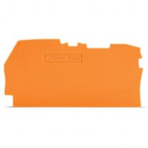 WAGO 2102-1292 Abschluss-und Zwischenplatte,0,8 mm dick,orange