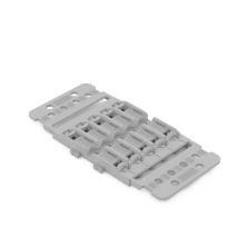 WAGO 221-2505 Befestigungsadapter mit Zugentlastung, 5-fach (Inhalt 5 Stück)