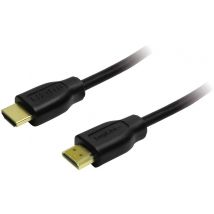 Logilink HDMI-Kabel Ethernet A -> A St/St 15.00m Gold