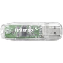 USB-Stick 32GB Intenso 2.0 Rainbow line transparent