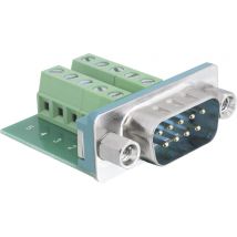 DELOCK Adapter Terminalblock 10Pin -> D-Sub9 Stecker
