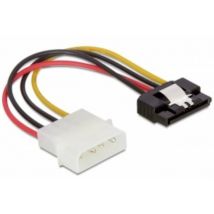 DELOCK Stromkabel SATA 15Pin -> Molex 4Pin Bu/St 0.15m