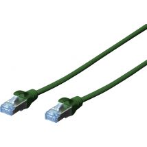 DIGITUS Patchkabel RJ45 SF/UTP Cat5e  2.00m grün Polybeutel