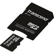 SD microSD Card  32GB Transcend SDHC Class10 w/adapter