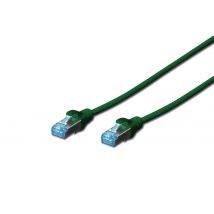 DIGITUS Patchkabel RJ45 SF/UTP Cat5e  1.00m grün Polybeutel